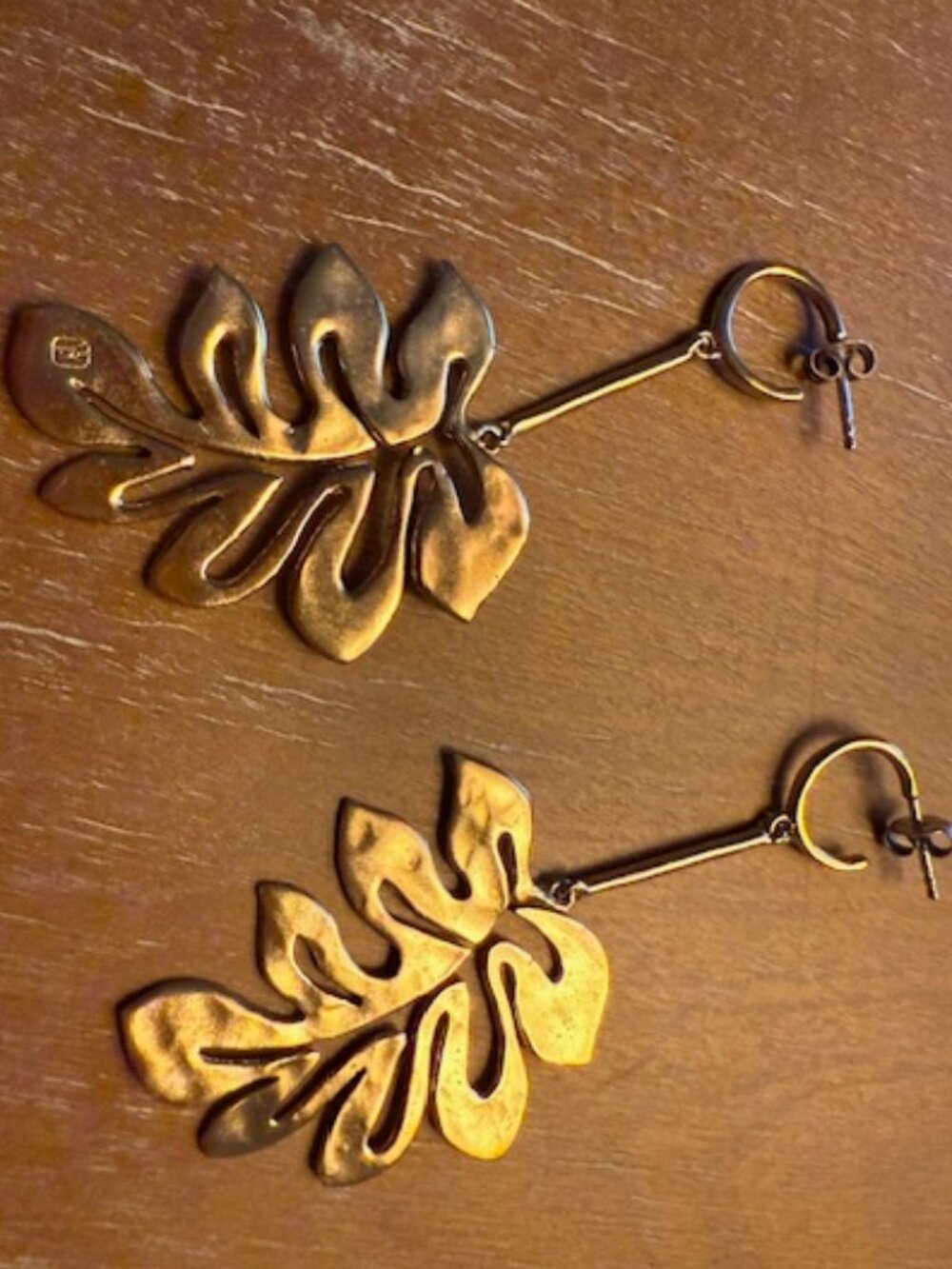 WAXING POETIC LEAF EARRINGS